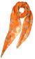 Preview: Scarf 100% Silk Paj Leopard Orange Gold